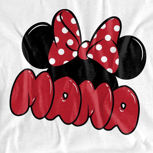 Disney Unisex Adult Ears For Mama Minnie Mouse Mothers Day T-Shirt