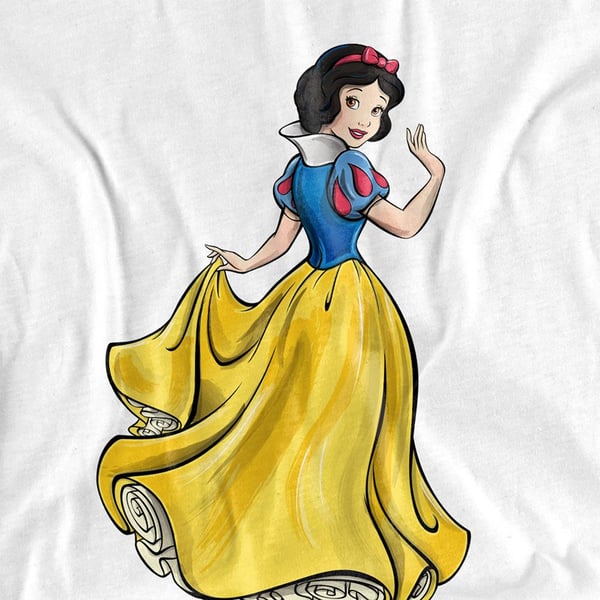 Snow White And The Seven Dwarfs Unisex Adult Fairest Princess Of Them All T-Shirt