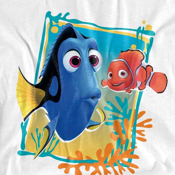 Finding Nemo Unisex Adult Dory Nemo T-Shirt