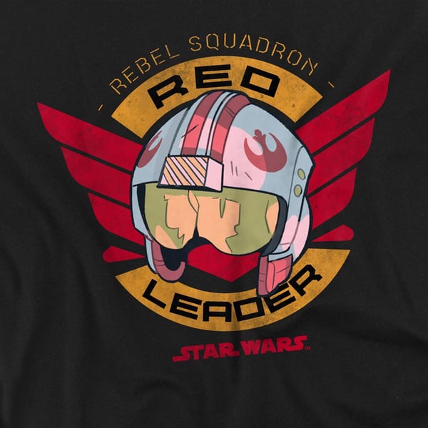 Star Wars Unisex Adult Red Leader T-Shirt