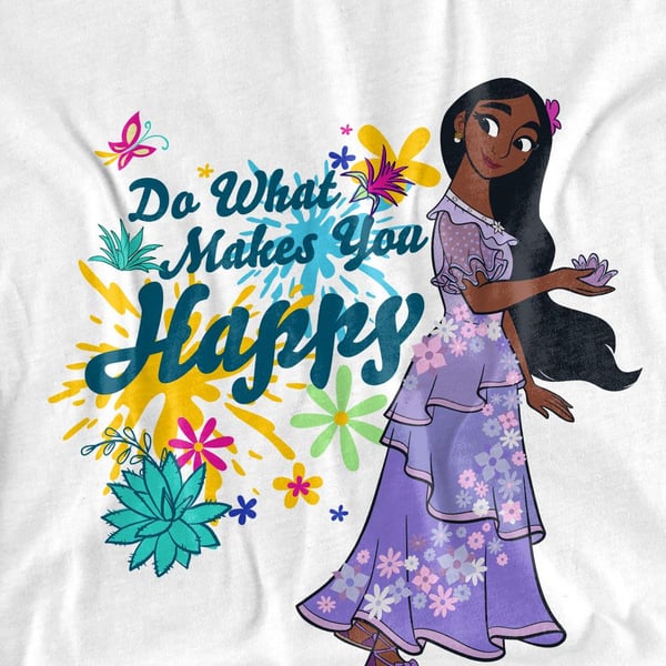 Encanto Unisex Adult Do What Makes You Happy Isabela T-Shirt