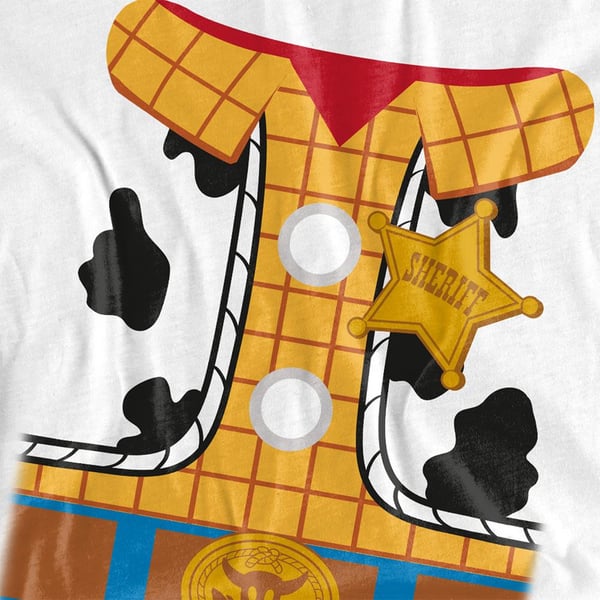 Toy Story Unisex Adult Woody Costume T-Shirt