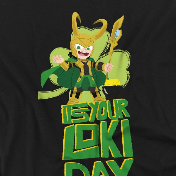 Loki Unisex Adult Loki Day St Patricks Day T-Shirt