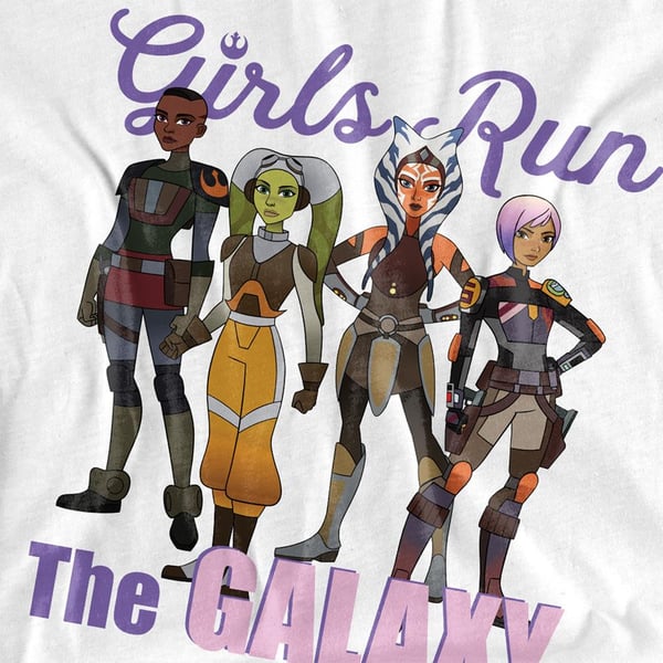 Ahsoka Unisex Adult Galaxy Girls Ketsu Sabine Hera T-Shirt