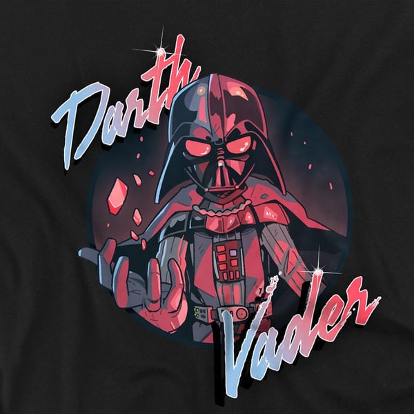 Star Wars Unisex Adult Darth Vader Wave T-Shirt