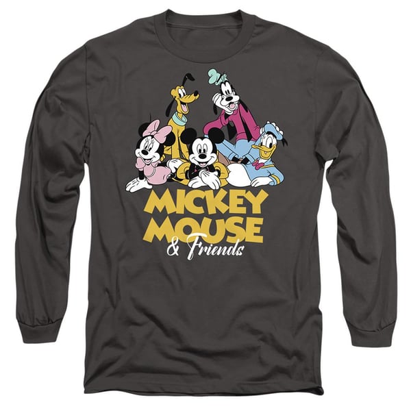 Disney Unisex Aikuisten Mikki Hiiri Ystävät T-paita