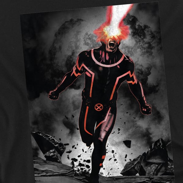 Marvel Unisex Adult X-Men Cyclops Blast T-Shirt