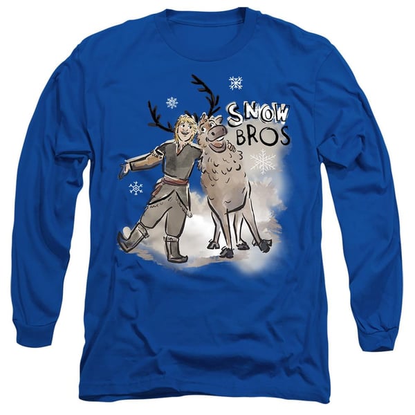 Frozen Unisex Aikuisten Snow Bros Kristoff Sven T-paita