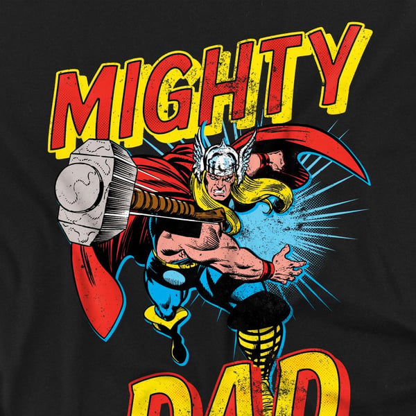 Thor Unisex Adult Mighty Dad T-Shirt