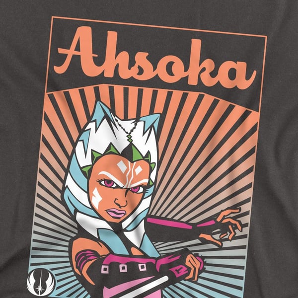 Ahsoka Unisex Aikuisten Rays T-paita