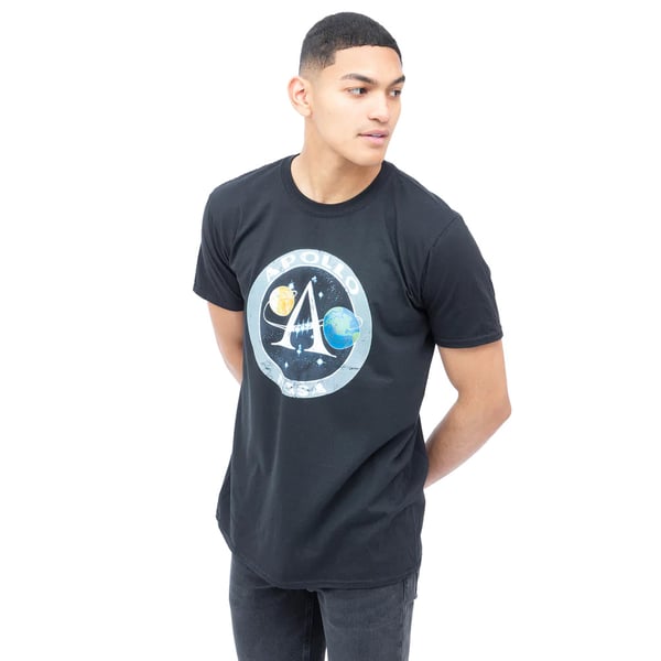 NASA Herre Apollo bomulds T-shirt