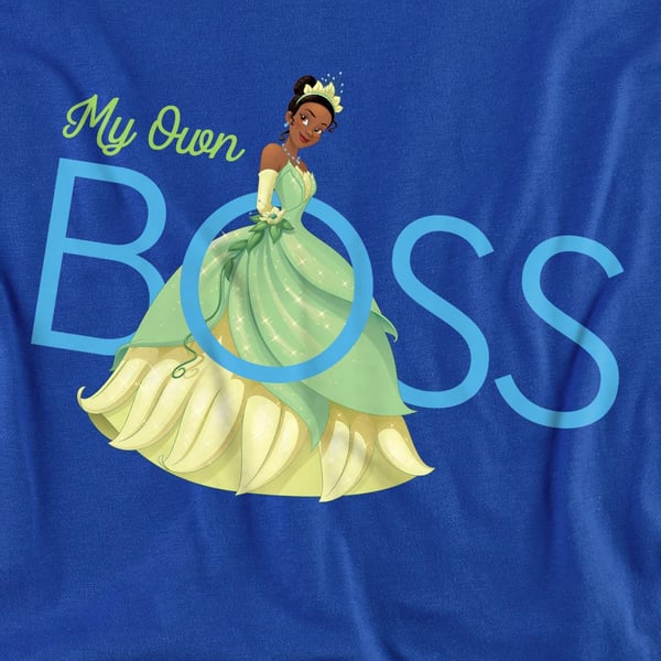 The Princess and the Frog Unisex Adult My Own Boss Tiana T-Shirt