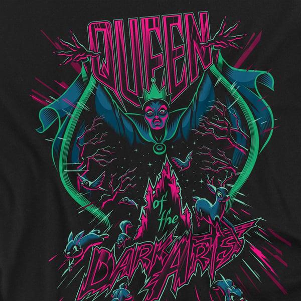 Disney Villains Unisex Adult Queen Of The Dark Arts T-Shirt