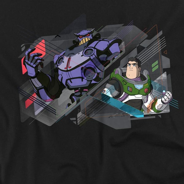 Lightyear Unisex Adult Buzz Lightyear & Emperor Zurg T-Shirt