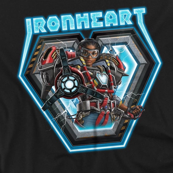 Black Panther: Wakanda Forever Unisex Adult Ironheart Glow T-Shirt