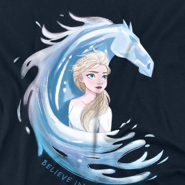 Frozen Unisex Adult Believe In Yourself Elsa & Nokk T-Shirt