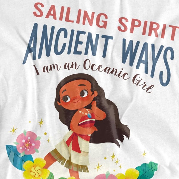Moana Unisex Adult Sailing Spirit T-Shirt