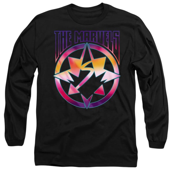 The Marvels Unisex Adult Gradient Logo T-Shirt