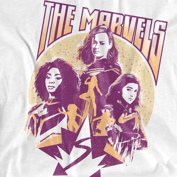 The Marvels Unisex Adult Quantum Heroes T-Shirt