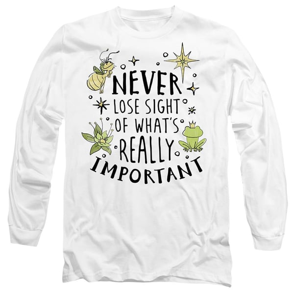 Prinsessa ja sammakko Unisex aikuisten Never Lose Sight T-paita