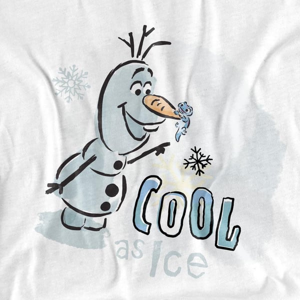 Frozen Unisex Adult Cool As Ice Olaf T-Shirt