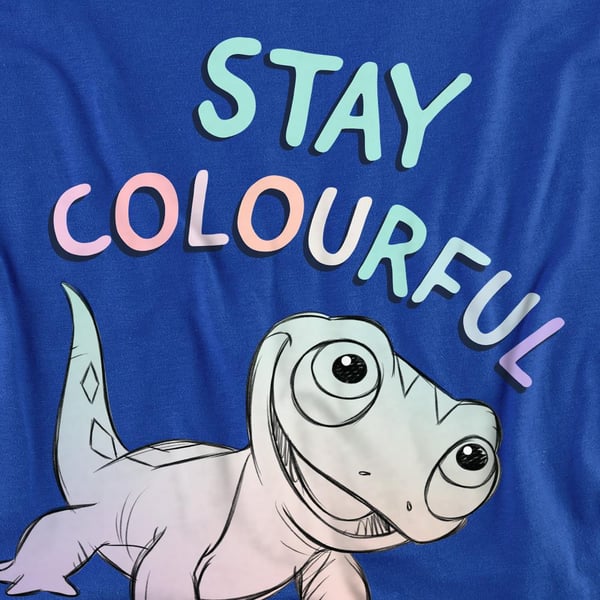Frozen Unisex Adult Stay Colourful Bruni T-Shirt