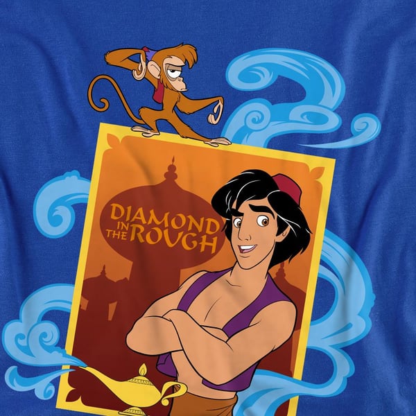Aladdin Unisex Adult Diamond In The Rough Abu T-Shirt