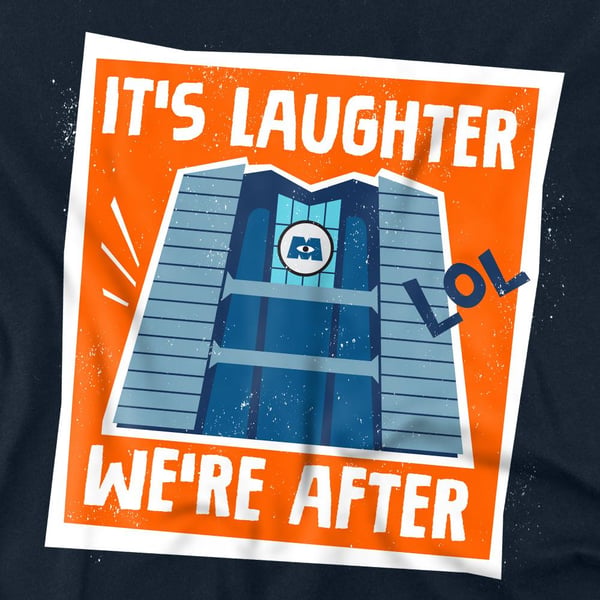 Monsters at Work Unisex Adult It´s Laughter We´re After T-Shirt