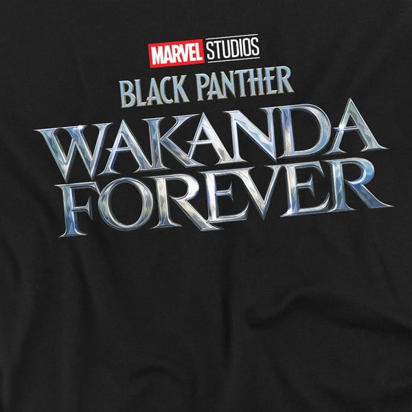 Black Panther: Wakanda Forever Unisex T-shirt med logo til voksne