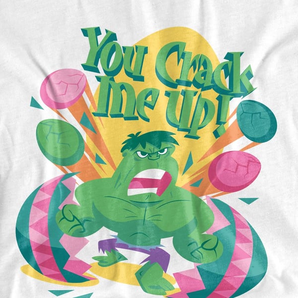 Hulk Unisex Adult You Crack Me Up T-Shirt