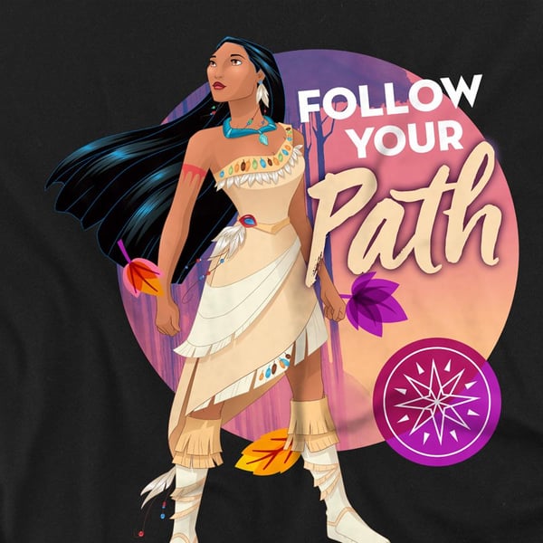 Pocahontas Unisex Adult Follow Your Path T-Shirt