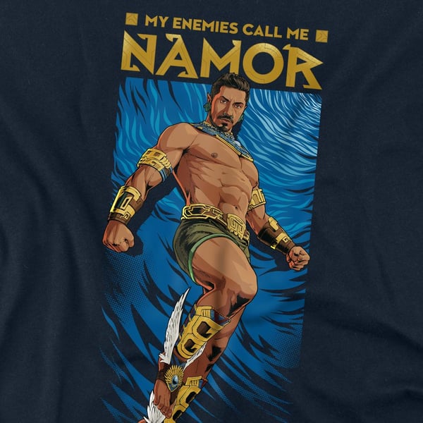 Black Panther: Wakanda Forever Unisex Adult Enemies Call Me Namor T-Shirt