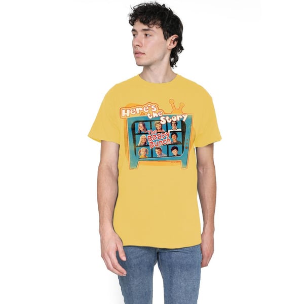 The Brady Bunch Mens Here´s the Story T-Shirt