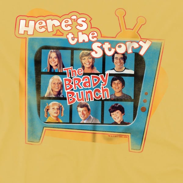 The Brady Bunch Mens Here´s the Story T-Shirt