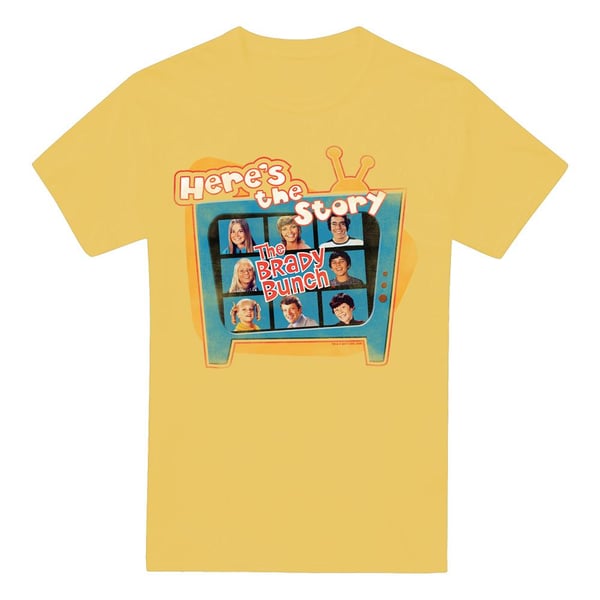 The Brady Bunch Mens Here´s the Story T-Shirt