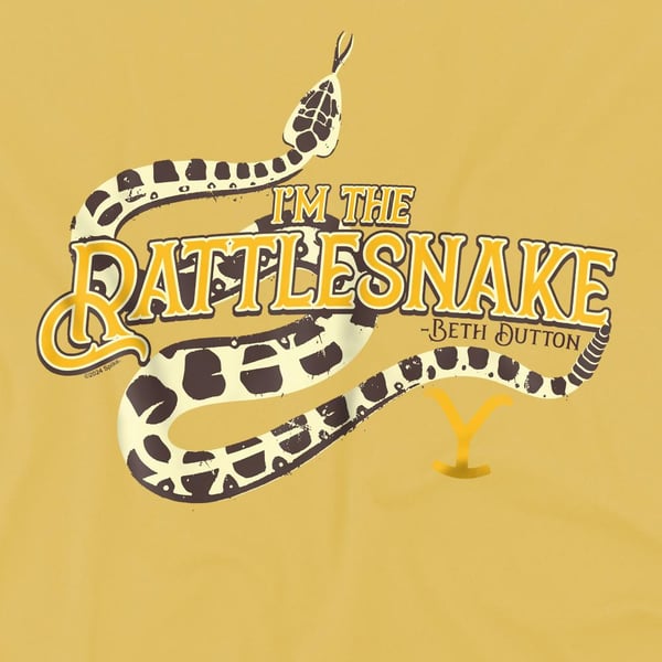 Yellowstone Mens I´m the Rattlesnake T-Shirt
