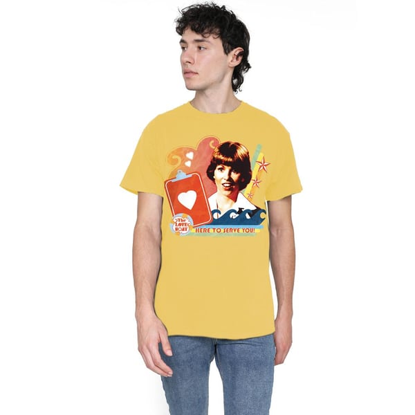 The Love Boat Mens Here to Serve T-Shirt
