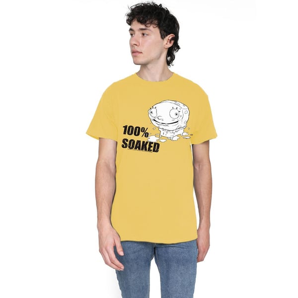 SpongeBob SquarePants Mens 100% Soaked T-Shirt