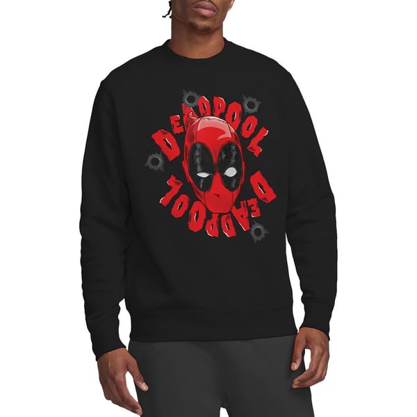 Deadpool Unisex Vuxen Huvud Tröja