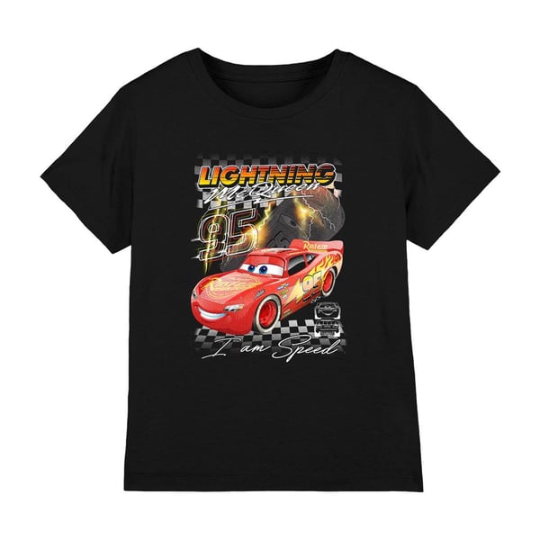 Cars Childrens/Kids I Am Speed Lightning McQueen T-Shirt