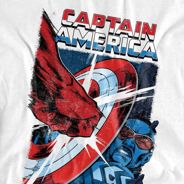 Captain America: Brave New World Mens Red Hulk Punch T-Shirt