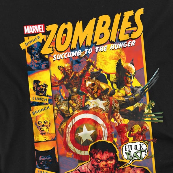 Marvel Zombies Mens The Hunger Comic Cover T-Shirt