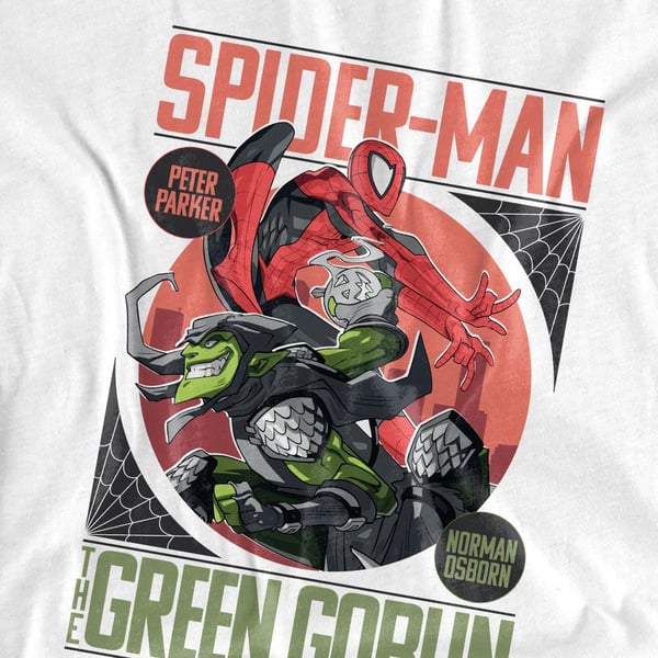 Spider-Man Mens Vs Green Goblin T-Shirt
