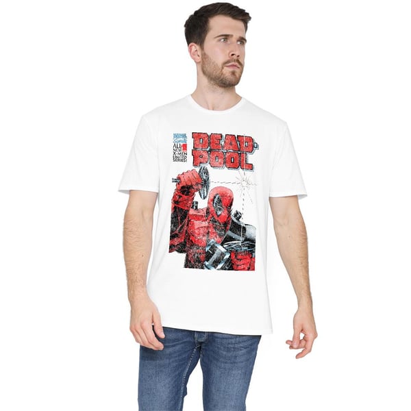 Deadpool Herr T-shirt med Serietidningsomslag