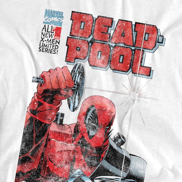 Deadpool Herr T-shirt med Serietidningsomslag