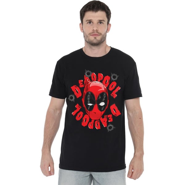 Deadpool Herr T-shirt med Huvud