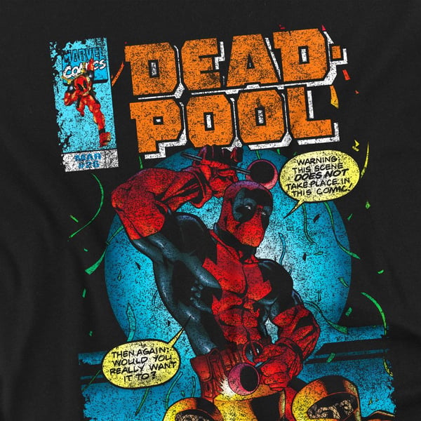 Deadpool Mens Would You Want It Comic Cover T-Shirt