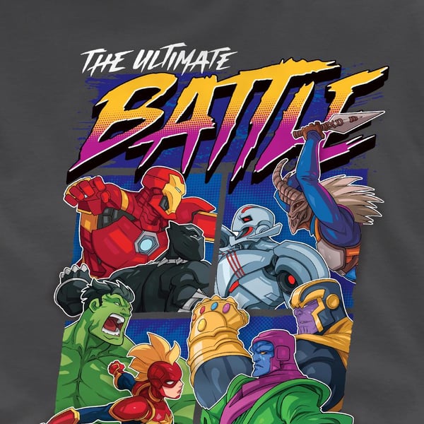 Avengers Lasten/Nuorten The Ultimate Battle T-paita