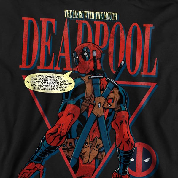 Deadpool Unisex Adult Cover Candy Sweatshirt
