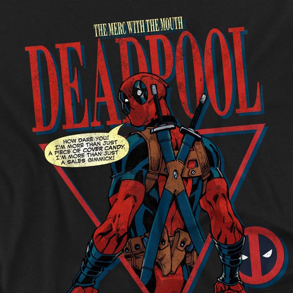 Deadpool Unisex Adult Cover Candy T-Shirt